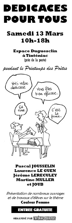 Flyer D&eacute;dicaces pour Tous 2010